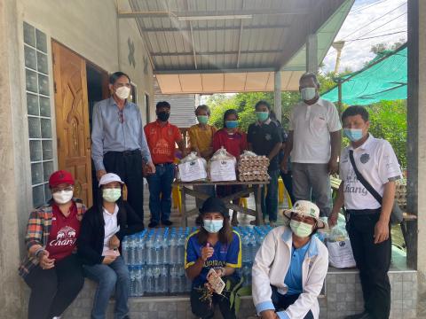 ลงพื้นที่มอบถุงยังชีพ15หมู่บ้าน(รอบที่2)