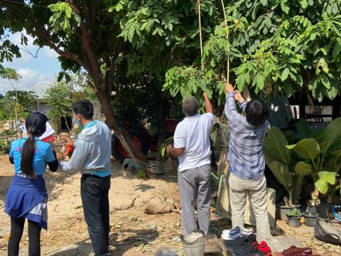 ลงพื้นที่มอบถุงยังชีพ15หมู่บ้าน(รอบที่2)