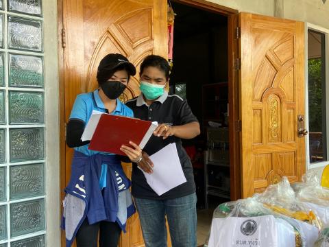 ลงพื้นที่มอบถุงยังชีพ15หมู่บ้าน(รอบที่2)