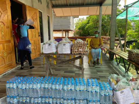 ลงพื้นที่มอบถุงยังชีพ15หมู่บ้าน(รอบที่2)