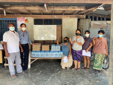 ลงพื้นที่มอบถุงยังชีพ15หมู่บ้าน(รอบที่2)