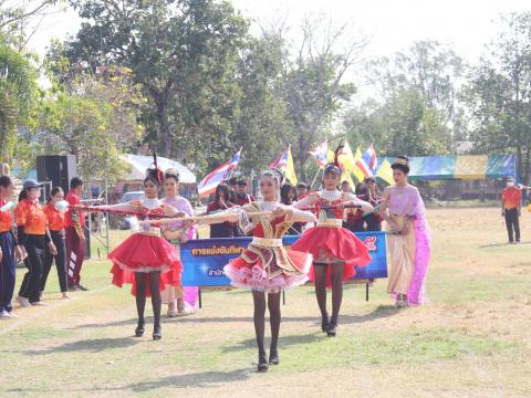 17 กุมภาพันธ์ 2566 พิธีเปิดงานกีฬากลุ่มสตึก 5