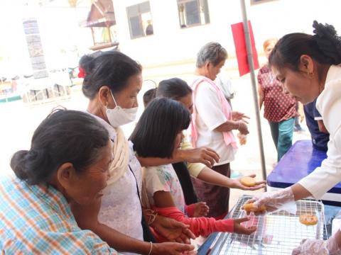 3 มีนาคม 2566 ทำบุญโรงทานข้าวจี่