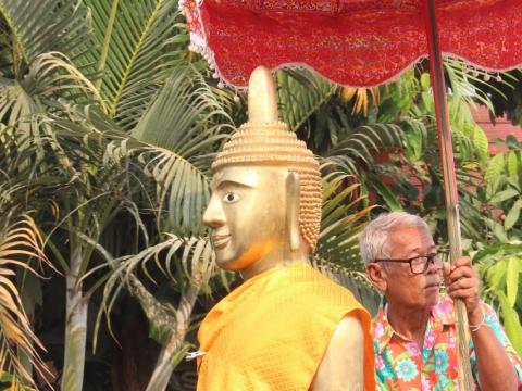 12 เมษายน 2566 พิธีบวงสรวงหลวงพ่อใหญ่ดงแสนตอ