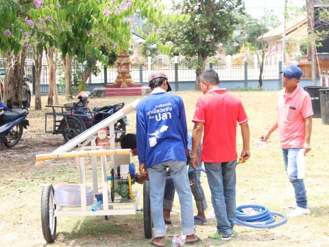 28 เมษายน 2566 ส่งมอบรถเข็นพลังงานแสงอาทิตย์