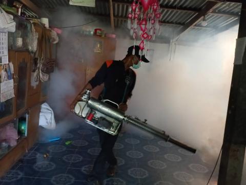 19-23 มิถุนายน 2566 ออกฉีดพ่นหมอกควันกำจัดยุงลาย