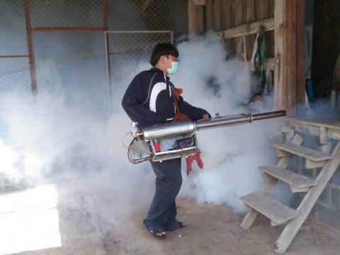 19-23 มิถุนายน 2566 ออกฉีดพ่นหมอกควันกำจัดยุงลาย