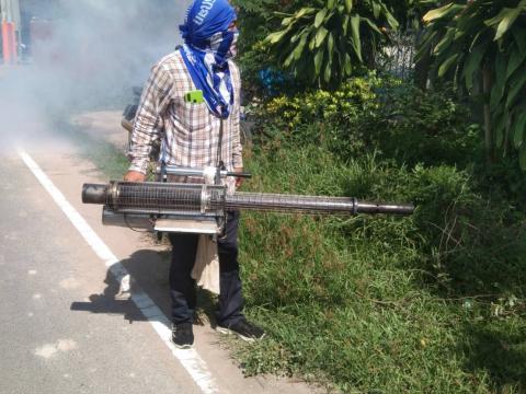 19-23 มิถุนายน 2566 ออกฉีดพ่นหมอกควันกำจัดยุงลาย