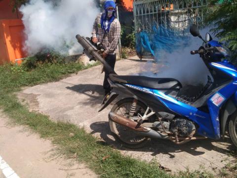 19-23 มิถุนายน 2566 ออกฉีดพ่นหมอกควันกำจัดยุงลาย