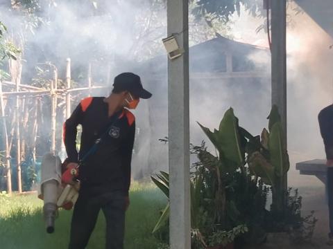 19-23 มิถุนายน 2566 ออกฉีดพ่นหมอกควันกำจัดยุงลาย