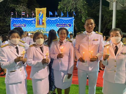 12 สิงหาคม 2566 ร่วมพิธีถวายเครื่องราชสักการะวางพานพุ่มฯ