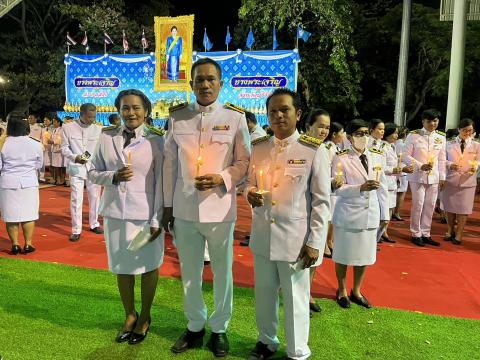 12 สิงหาคม 2566 ร่วมพิธีถวายเครื่องราชสักการะวางพานพุ่มฯ