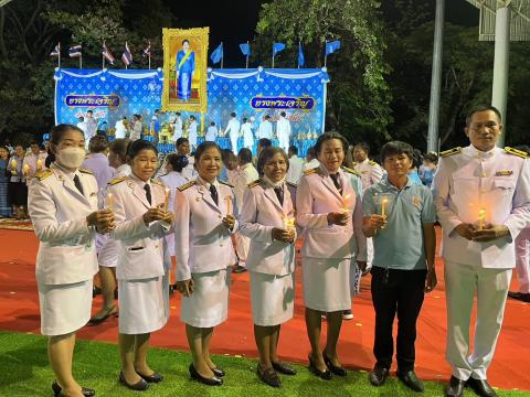 12 สิงหาคม 2566 ร่วมพิธีถวายเครื่องราชสักการะวางพานพุ่มฯ