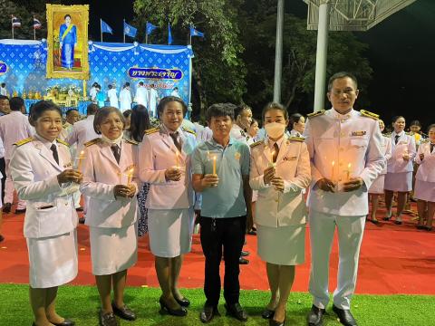 12 สิงหาคม 2566 ร่วมพิธีถวายเครื่องราชสักการะวางพานพุ่มฯ